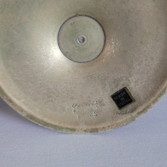 Vintage Patina Tulip Wine Goblets - Distressed - Picture 9 of 15